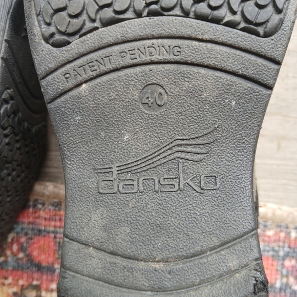 Women’s Dansko Size 40 Clogs.,Sz 9 USA Black/Gray. - Picture 5 of 7